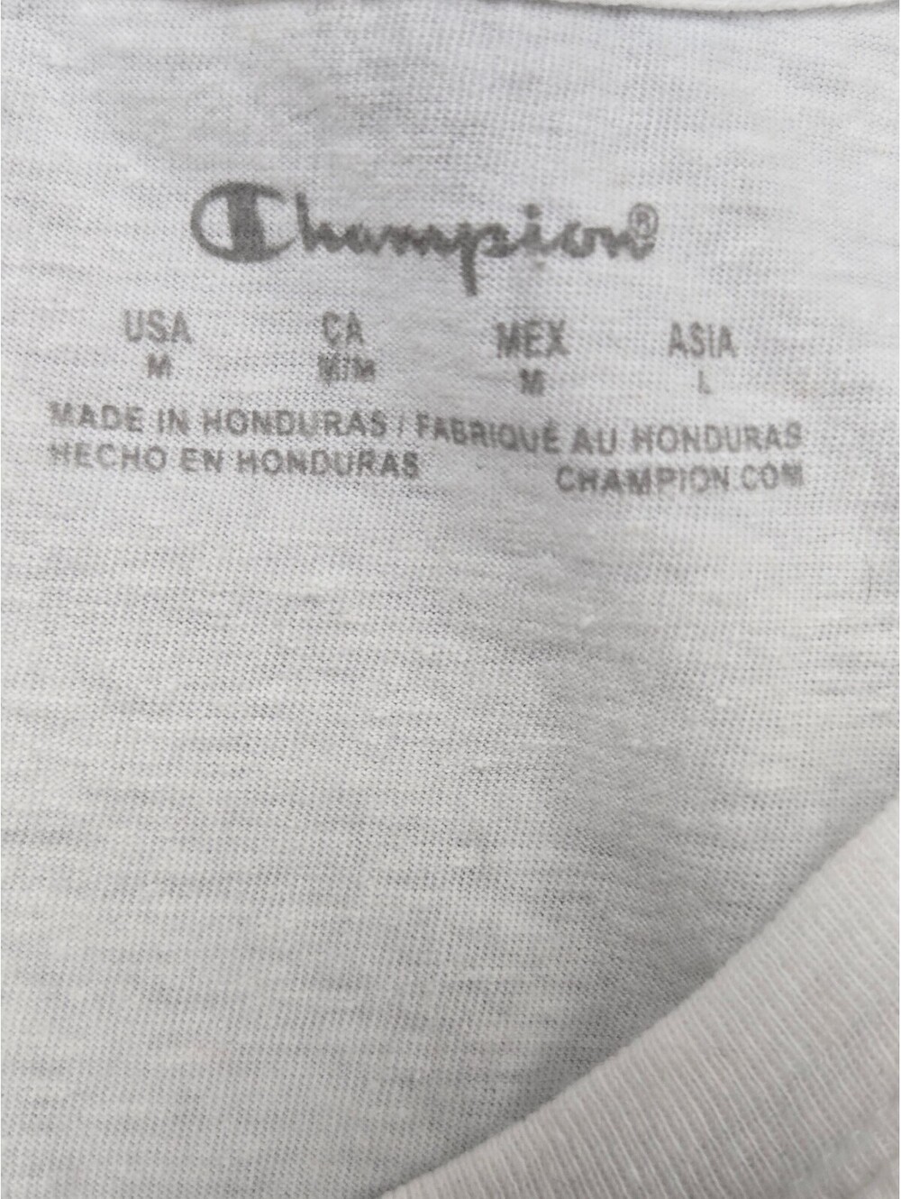Champion White 'Roll With It' Graphic T-Shirt Medium - Picture 5 of 7
